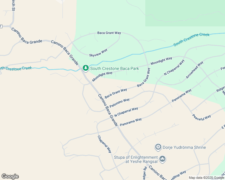 map of restaurants, bars, coffee shops, grocery stores, and more near 228 Sundown in Crestone