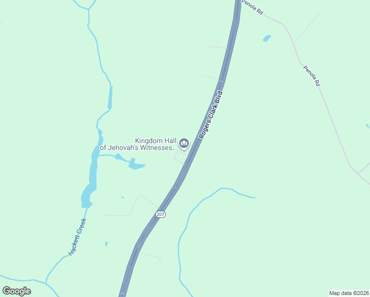 map of restaurants, bars, coffee shops, grocery stores, and more near 20402 Rogers Clark Boulevard in Ruther Glen