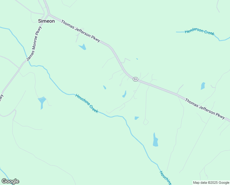 map of restaurants, bars, coffee shops, grocery stores, and more near 1955 Amlent Hill in Charlottesville