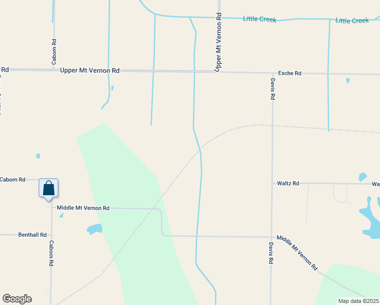 map of restaurants, bars, coffee shops, grocery stores, and more near 7511 Upper Mount Vernon Road in Mount Vernon