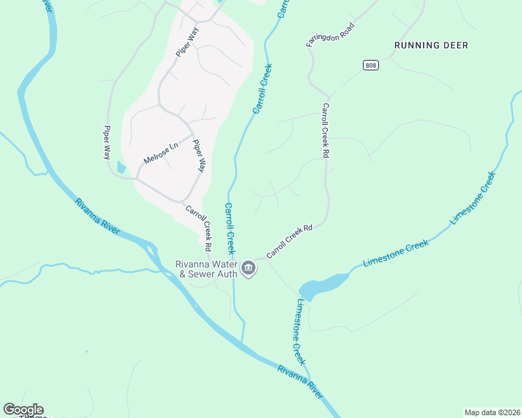 map of restaurants, bars, coffee shops, grocery stores, and more near 3316-3464 Carroll Creek Road in Keswick