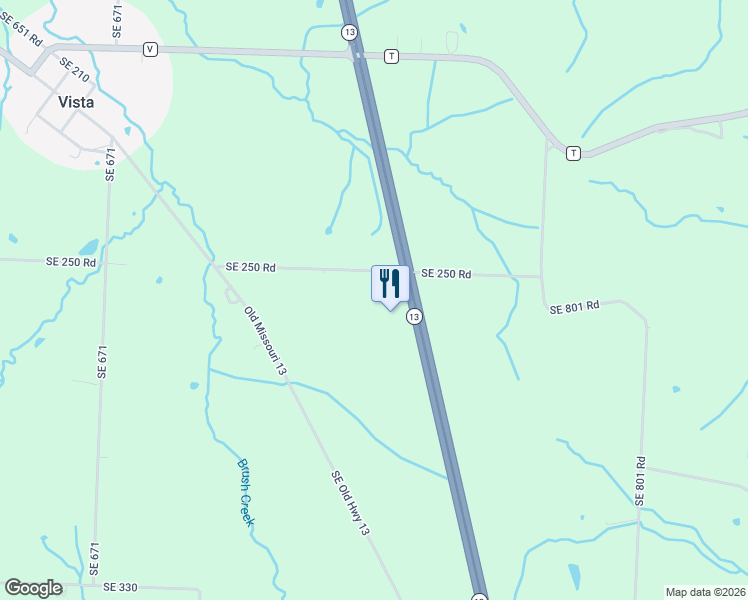 map of restaurants, bars, coffee shops, grocery stores, and more near 7366 Southeast 250 Road in Osceola