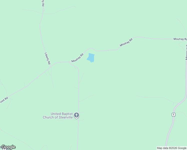 map of restaurants, bars, coffee shops, grocery stores, and more near 205 Center Point Road in Steelville