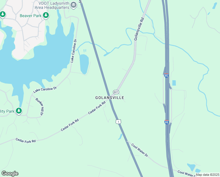 map of restaurants, bars, coffee shops, grocery stores, and more near 20385 U.S. Route 1 in Ruther Glen