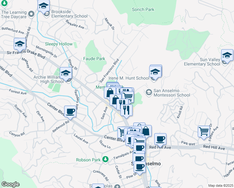 map of restaurants, bars, coffee shops, grocery stores, and more near 1501 Decoto Road in Union City