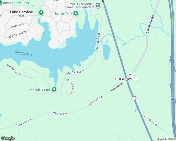 39 Lake Caroline Drive, Ruther Glen VA Walk Score