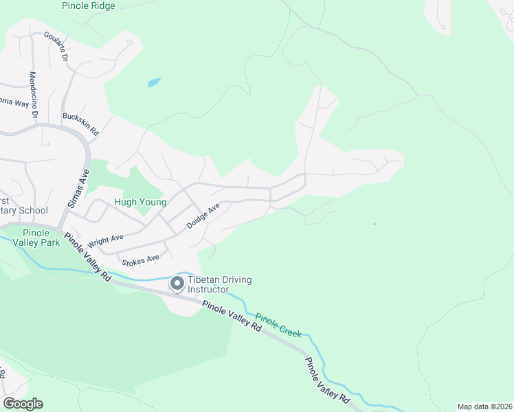 map of restaurants, bars, coffee shops, grocery stores, and more near 2690 Doidge Avenue in Pinole