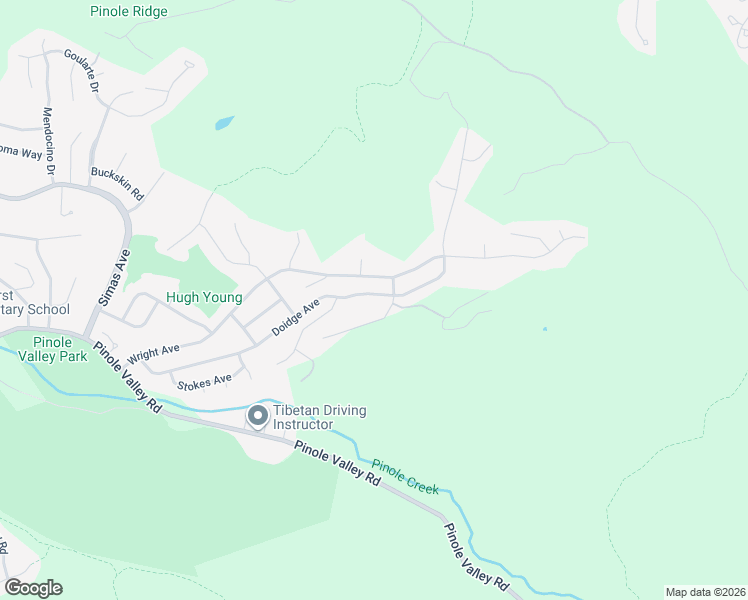 map of restaurants, bars, coffee shops, grocery stores, and more near 2690 Doidge Avenue in Pinole