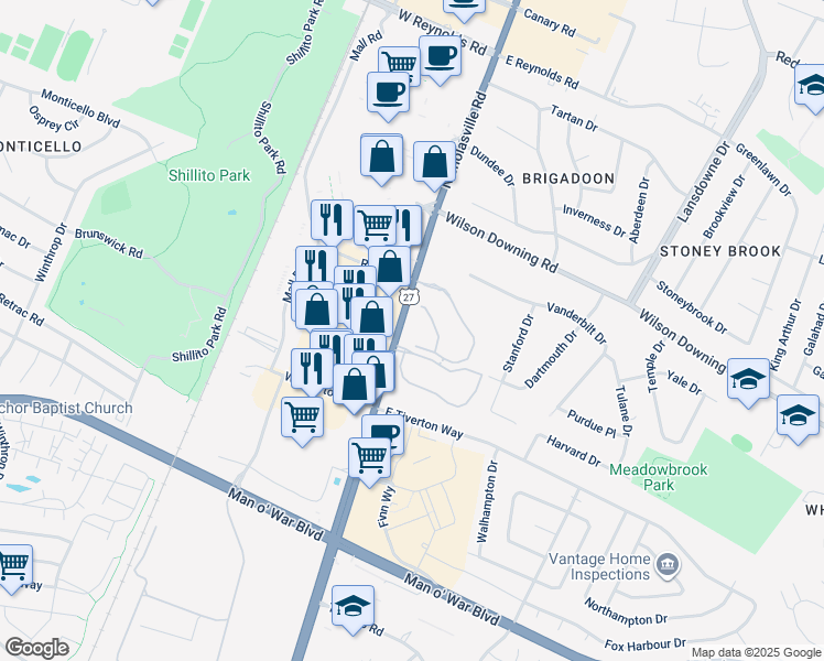 map of restaurants, bars, coffee shops, grocery stores, and more near 3731 Nicholasville Road in Lexington