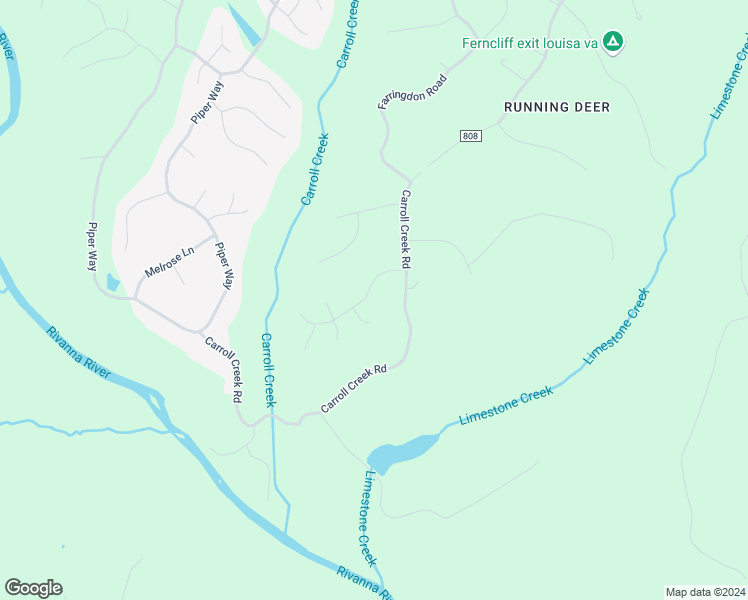 map of restaurants, bars, coffee shops, grocery stores, and more near 537 Drumin Road in Keswick