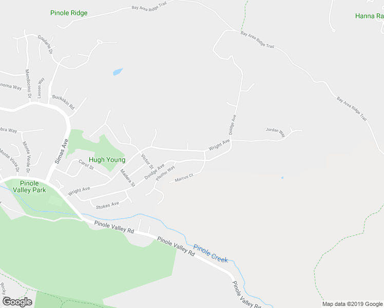 map of restaurants, bars, coffee shops, grocery stores, and more near 2688 Wright Avenue in Pinole