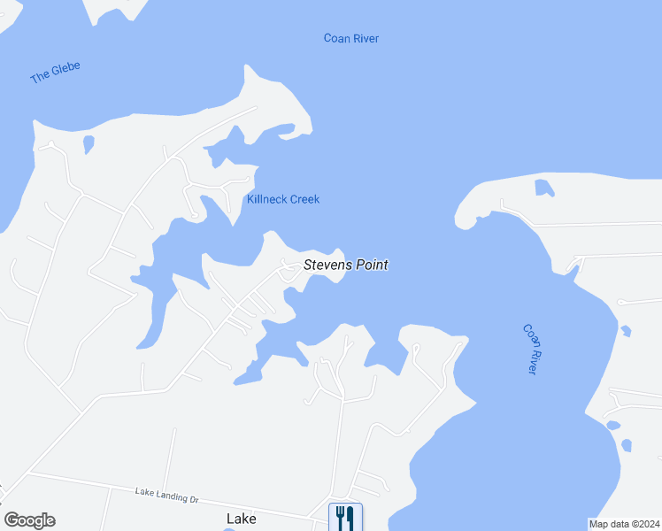 map of restaurants, bars, coffee shops, grocery stores, and more near 3314 Lake Road in Lottsburg