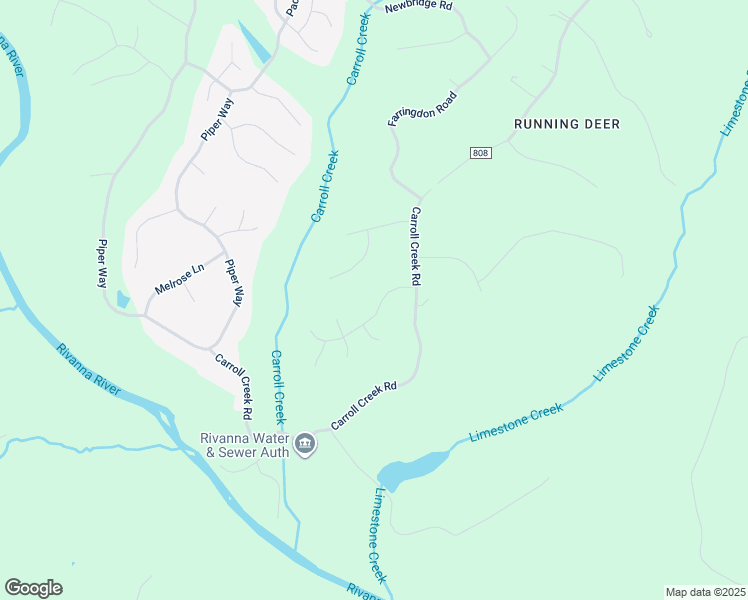map of restaurants, bars, coffee shops, grocery stores, and more near 530 Drumin Road in Rivanna