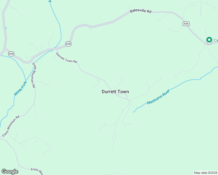 map of restaurants, bars, coffee shops, grocery stores, and more near Durrett Town Rd in Afton