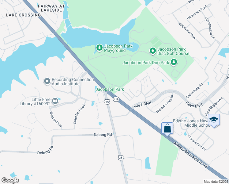 map of restaurants, bars, coffee shops, grocery stores, and more near 4001 Athens Boonesboro Road in Lexington