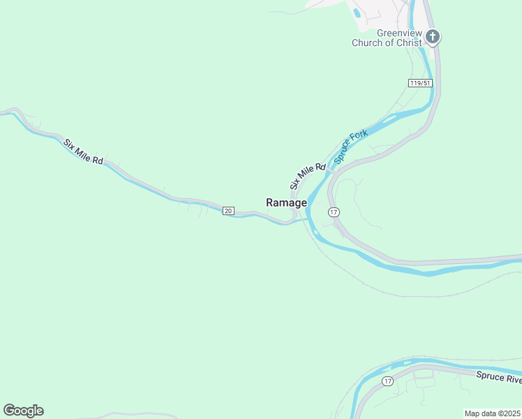 map of restaurants, bars, coffee shops, grocery stores, and more near Six Mile Road in Danville