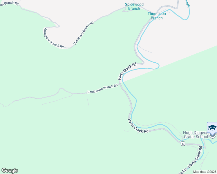 map of restaurants, bars, coffee shops, grocery stores, and more near Rockhouse Branch Road in Logan County