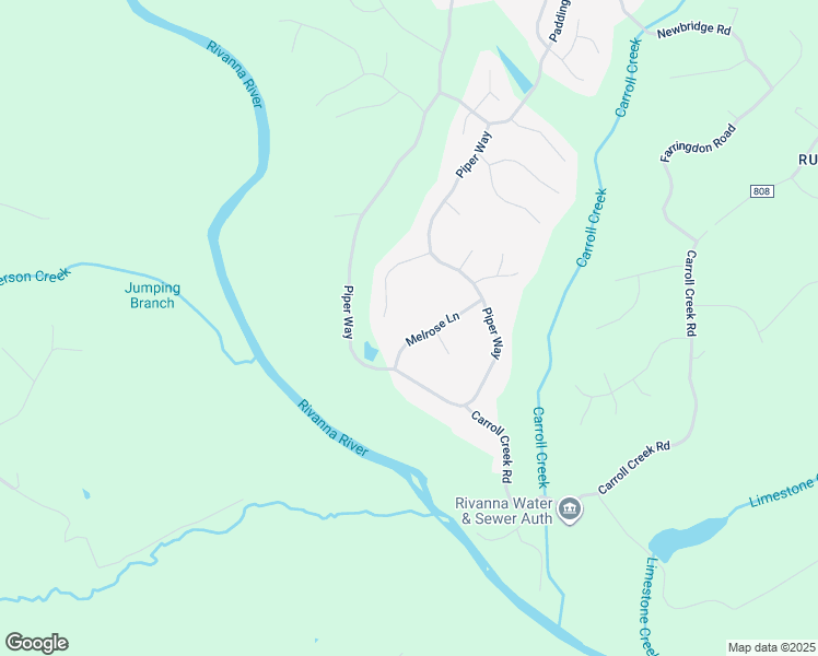 map of restaurants, bars, coffee shops, grocery stores, and more near 3230 Melrose Lane in Keswick