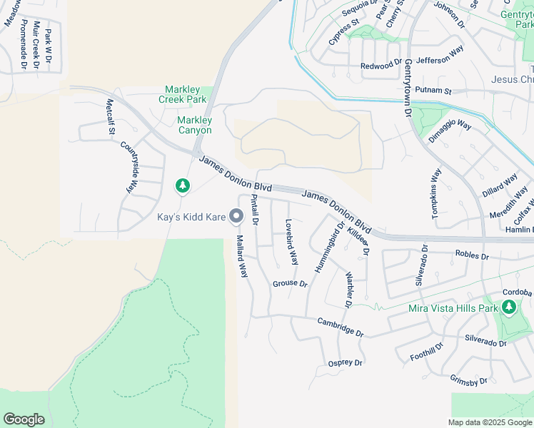 map of restaurants, bars, coffee shops, grocery stores, and more near 3538 Waxwing Way in Antioch