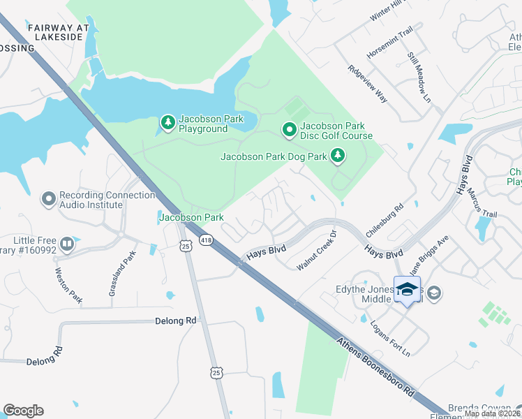 map of restaurants, bars, coffee shops, grocery stores, and more near 4139 Tradition Way in Lexington