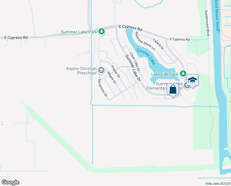 map of restaurants, bars, coffee shops, grocery stores, and more near 1410 Big Redwood Drive in Oakley