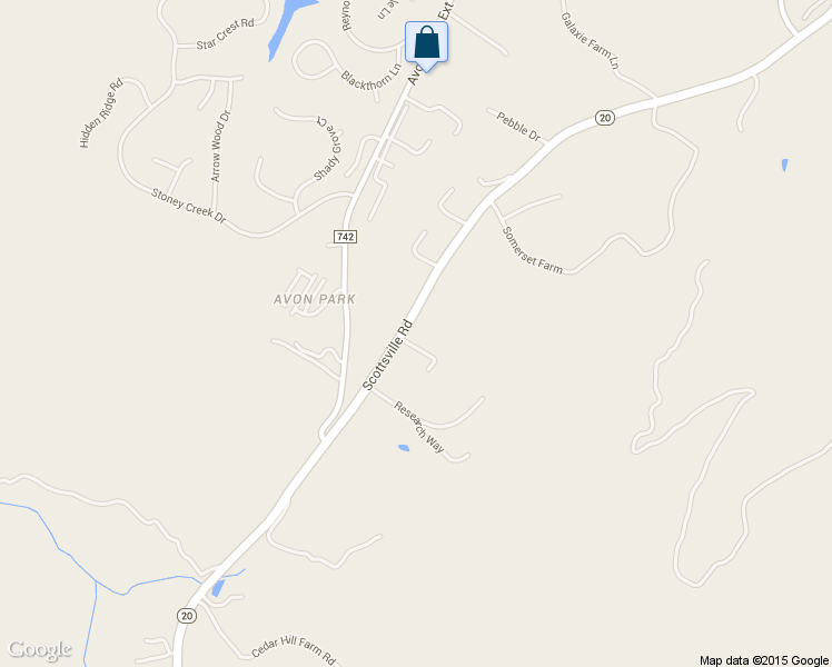 map of restaurants, bars, coffee shops, grocery stores, and more near 1857 Scottsville Road in Charlottesville