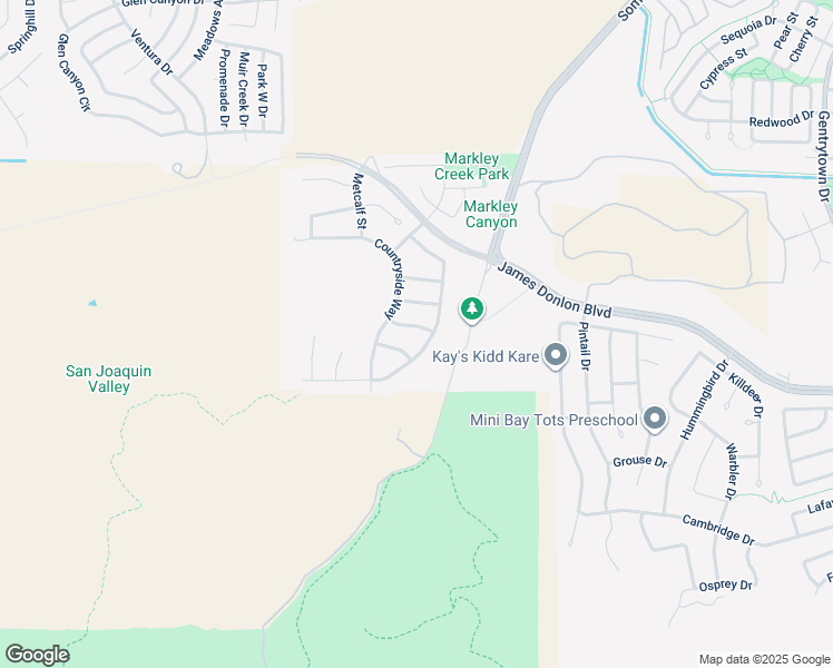 map of restaurants, bars, coffee shops, grocery stores, and more near 4007 Oak Knoll Street in Antioch