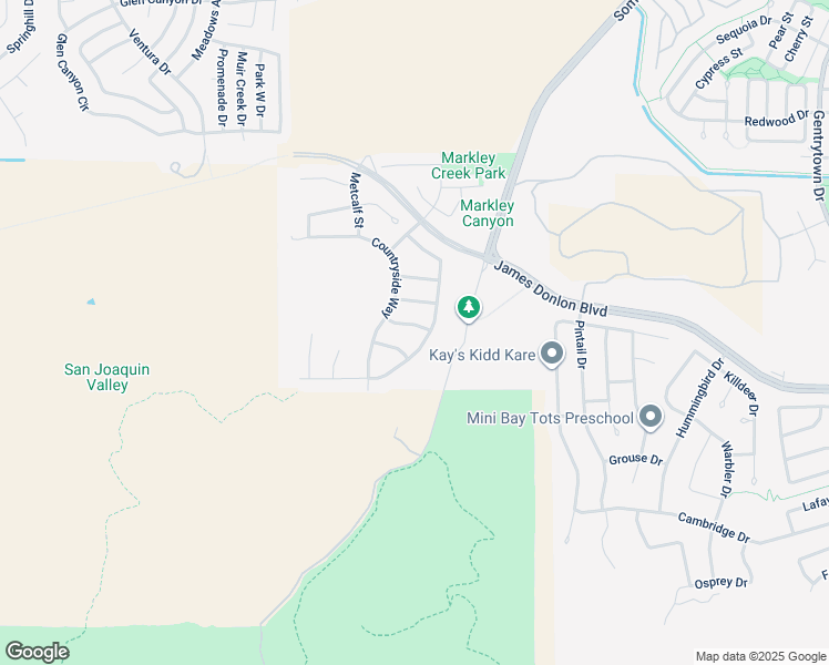 map of restaurants, bars, coffee shops, grocery stores, and more near 4007 Oak Knoll Street in Antioch