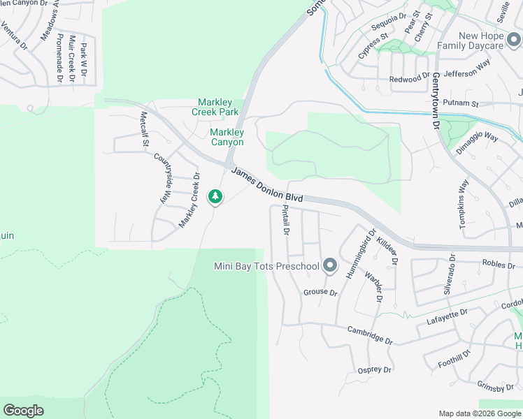 map of restaurants, bars, coffee shops, grocery stores, and more near 3538 Mallard Way in Antioch
