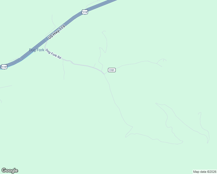 map of restaurants, bars, coffee shops, grocery stores, and more near Dog Fork Road in Chapmanville