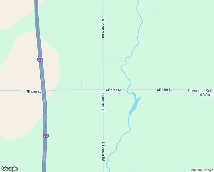 map of restaurants, bars, coffee shops, grocery stores, and more near 4724 South Spencer Road in Newton