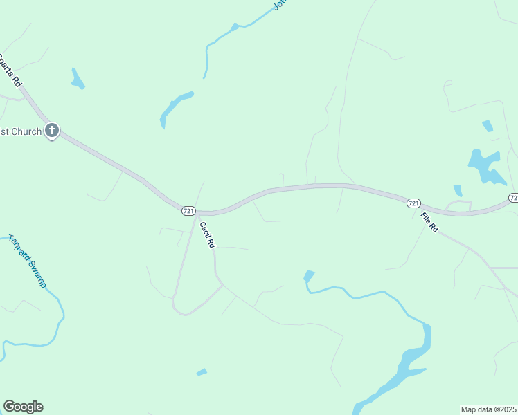 map of restaurants, bars, coffee shops, grocery stores, and more near 20250 Sparta Road in Caroline County