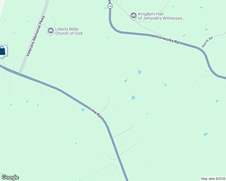 map of restaurants, bars, coffee shops, grocery stores, and more near 2100 Irvine Road in Winchester