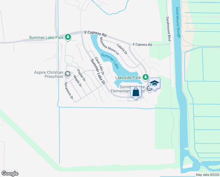 map of restaurants, bars, coffee shops, grocery stores, and more near 124 Clear Lake Court in Oakley