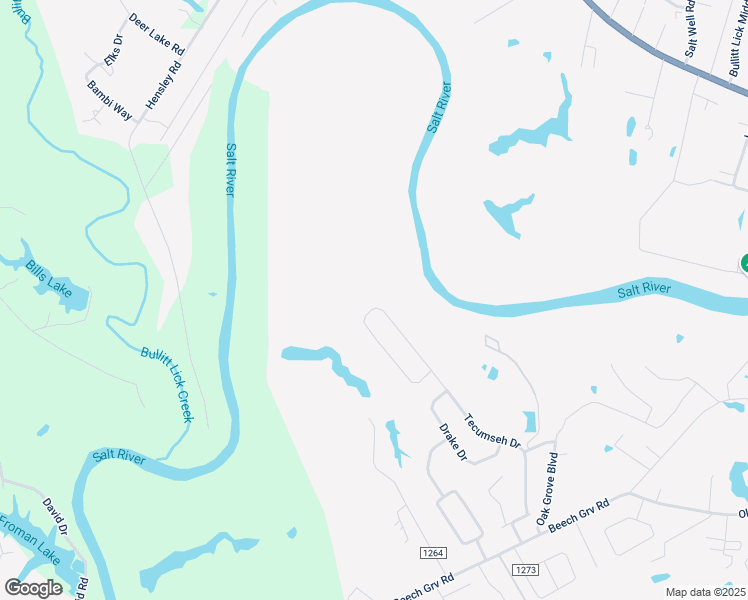 map of restaurants, bars, coffee shops, grocery stores, and more near 748 Tecumseh Drive in Shepherdsville