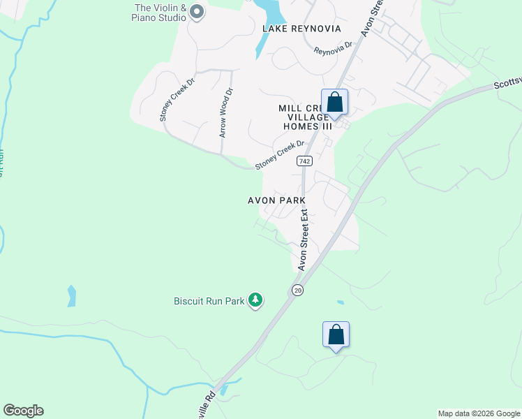 map of restaurants, bars, coffee shops, grocery stores, and more near 1960 Tudor Court in Charlottesville