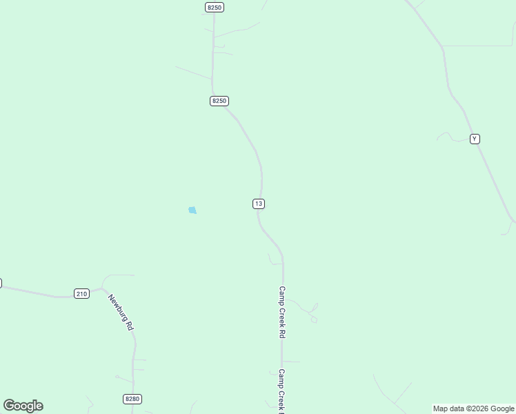 map of restaurants, bars, coffee shops, grocery stores, and more near County Road 13 in Phelps County