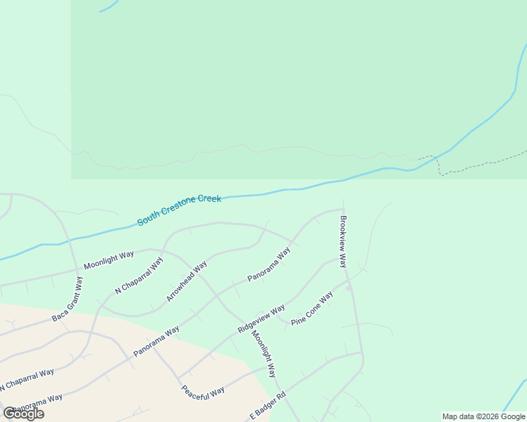 map of restaurants, bars, coffee shops, grocery stores, and more near 445 Arrowhead Way in Crestone