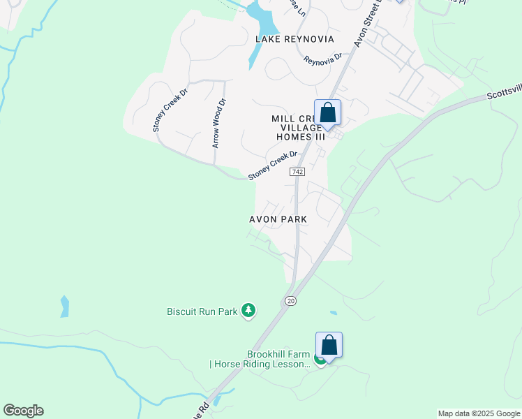 map of restaurants, bars, coffee shops, grocery stores, and more near 1940 Tudor Court in Charlottesville