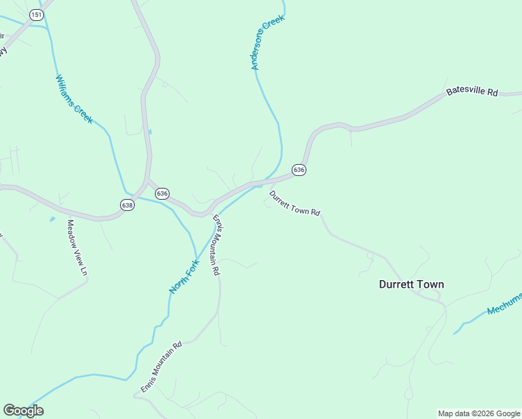 map of restaurants, bars, coffee shops, grocery stores, and more near 74 Durrett Town Road in Afton