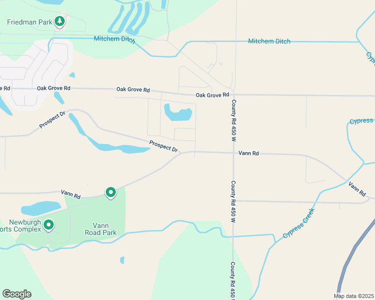map of restaurants, bars, coffee shops, grocery stores, and more near 4988 Vann Road in Newburgh