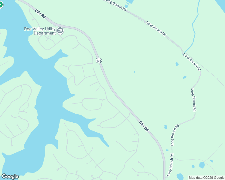 map of restaurants, bars, coffee shops, grocery stores, and more near Olin Road in Brandenburg