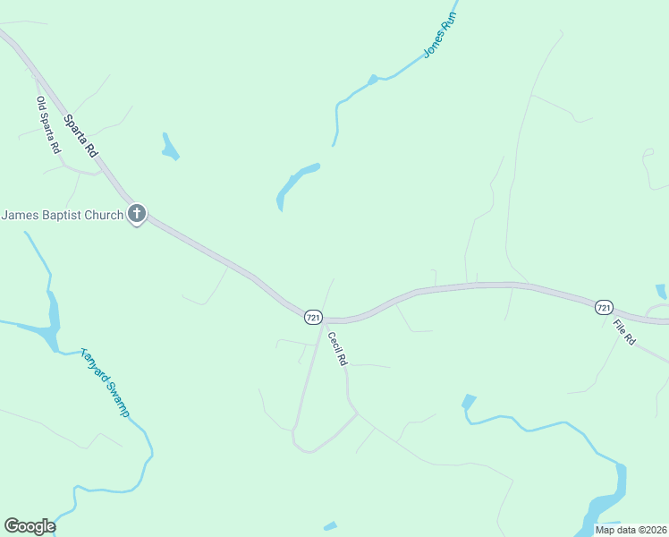 map of restaurants, bars, coffee shops, grocery stores, and more near 20135 Sparta Road in Caroline County