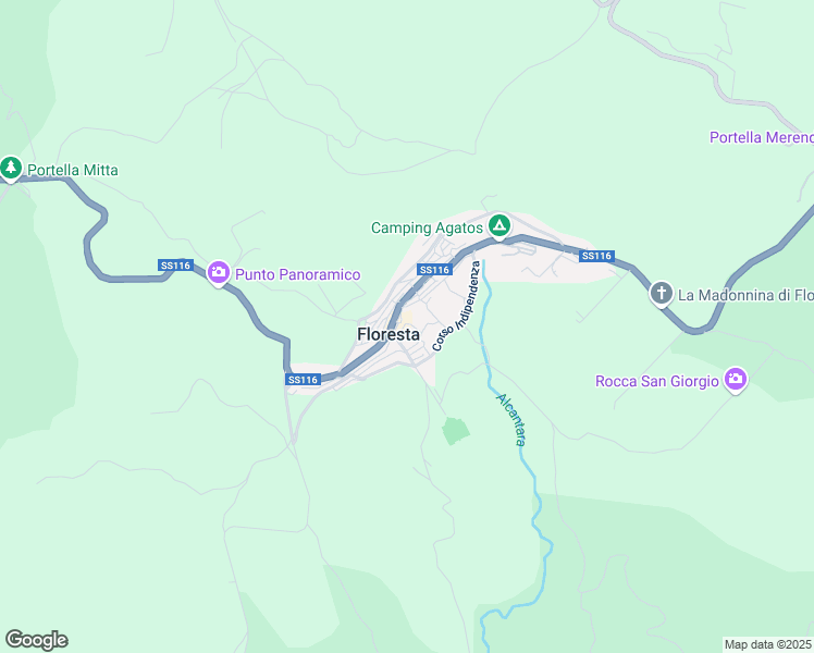 map of restaurants, bars, coffee shops, grocery stores, and more near 2 Via dalla Chiesa Carlo Alberto in Floresta