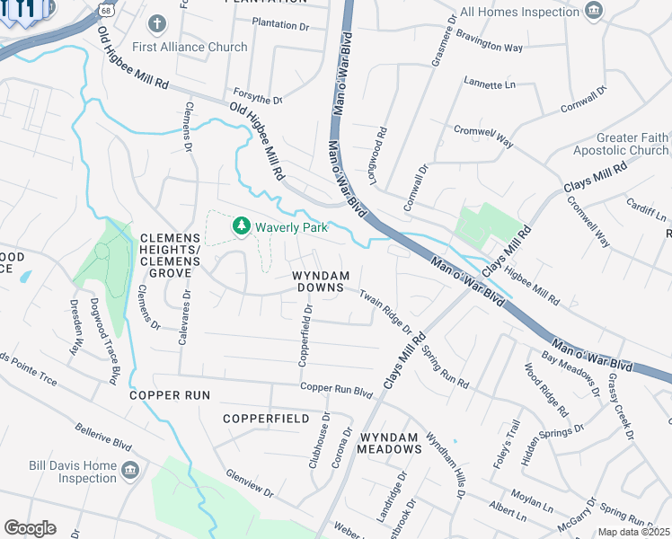 map of restaurants, bars, coffee shops, grocery stores, and more near 4229 Kensington Garden Ct in Lexington