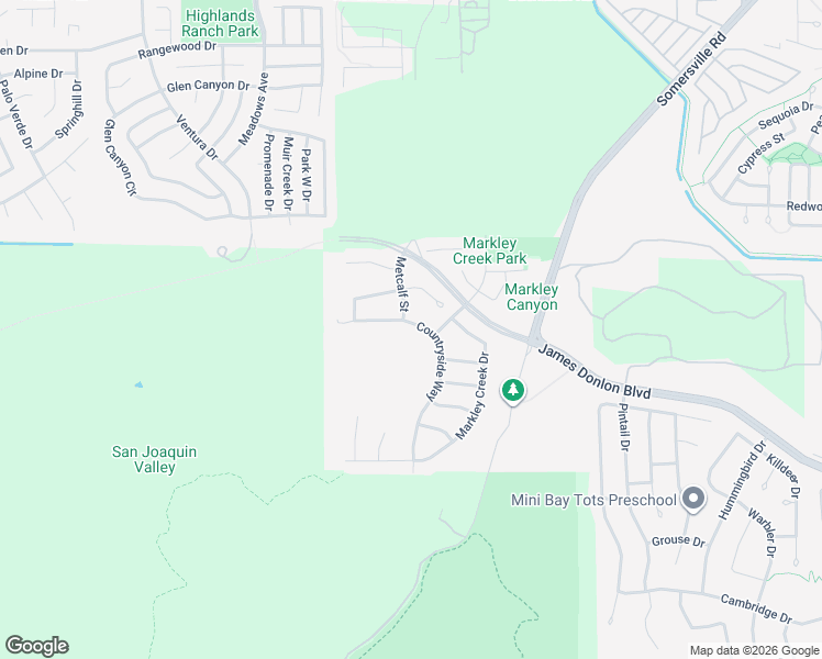 map of restaurants, bars, coffee shops, grocery stores, and more near 3530 Countryside Way in Antioch