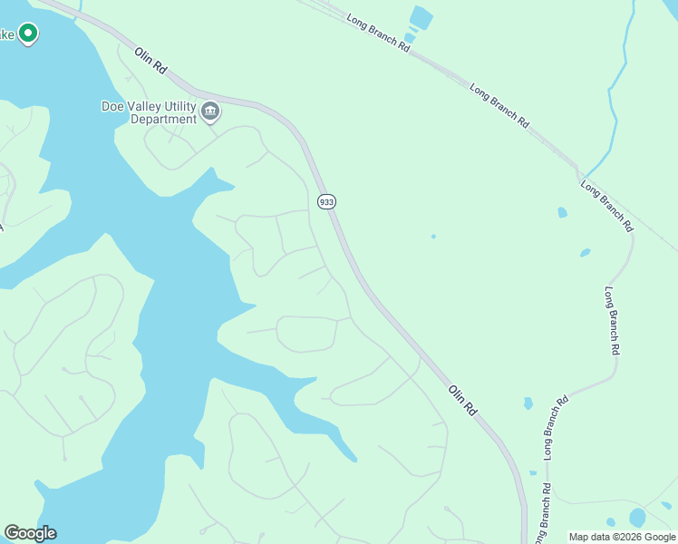 map of restaurants, bars, coffee shops, grocery stores, and more near Olin Road in Brandenburg