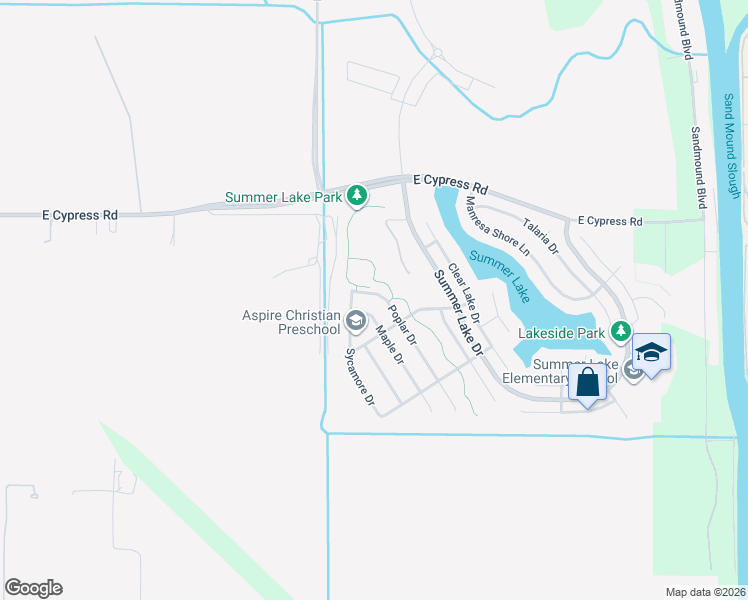 map of restaurants, bars, coffee shops, grocery stores, and more near 1273 Poplar Drive in Oakley
