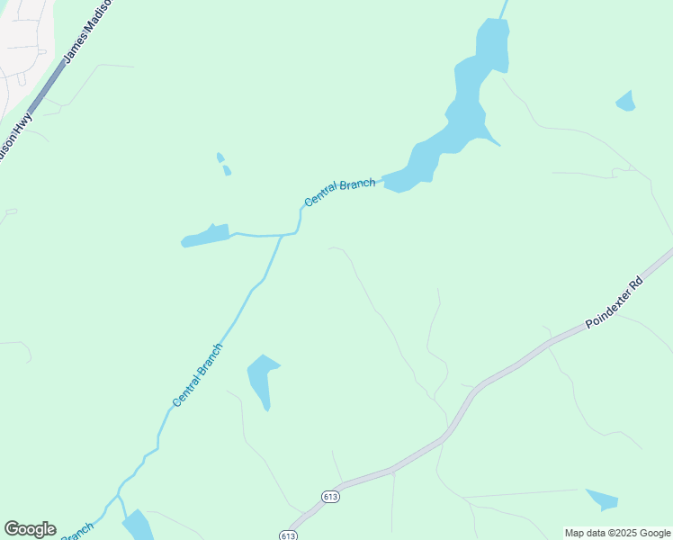 map of restaurants, bars, coffee shops, grocery stores, and more near 1915 Poindexter Road in Louisa
