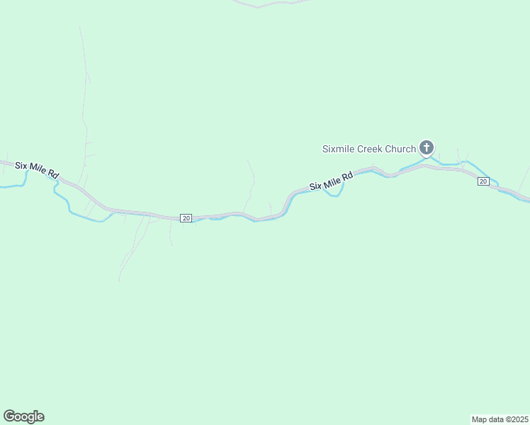 map of restaurants, bars, coffee shops, grocery stores, and more near Six Mile Road in Danville